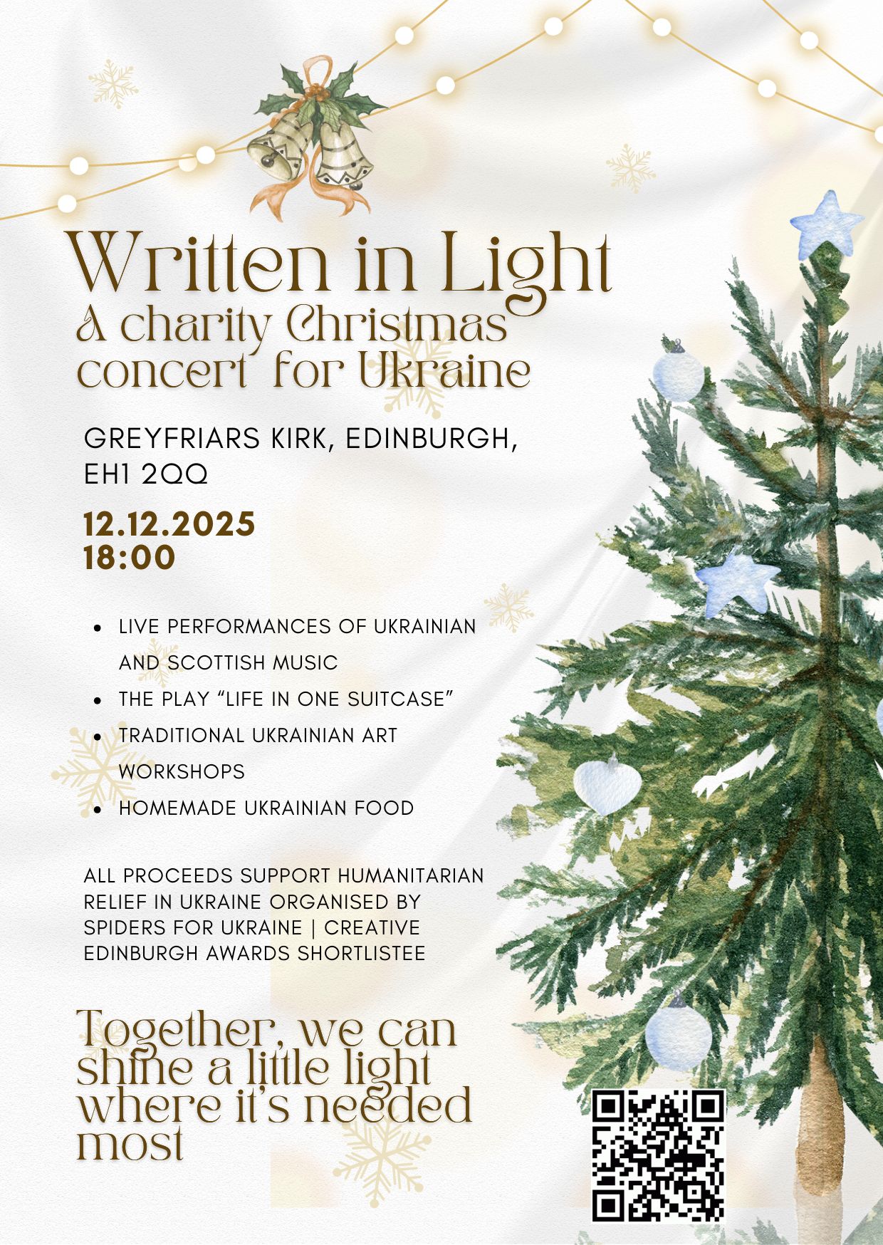 Written in Light: A charity Christmas concert for Ukraine